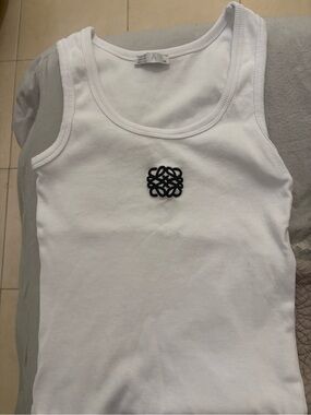 Inspired white tank top